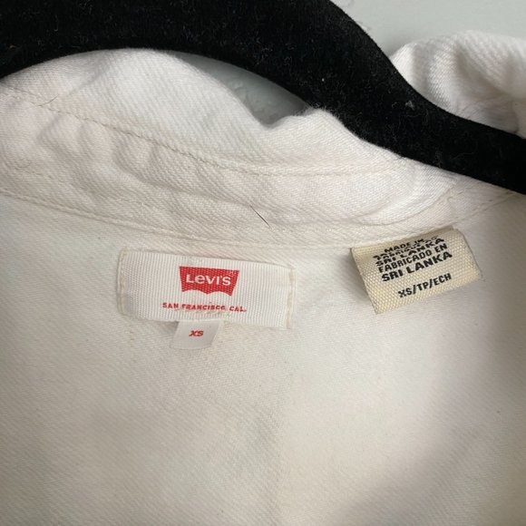 LEVI'S - ZOEY PLEAT UTILITY JACKET IN ECRU - Picture 5 of 9